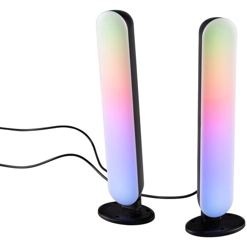 Trio Leuchten Neon tafellamp zwart incl. LED RGB dimbaar - Ninja Slike