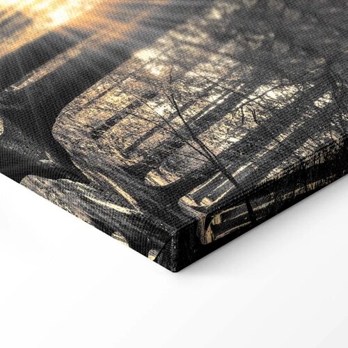  Slika - Forest Sun 150x50 Na talijanskom platnu Slike