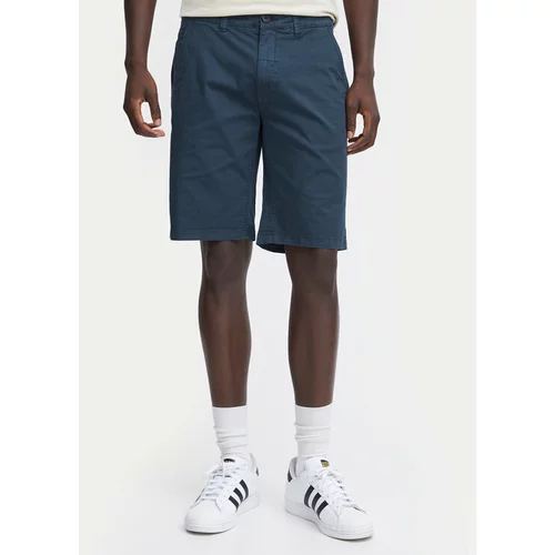 Blend Kratke hlače iz tkanine 20716620 Mornarsko modra Slim Fit
