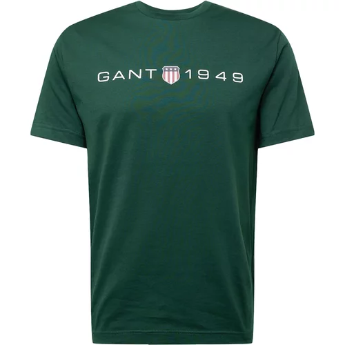 Gant Majica mornarska / temno zelena / rdeča / bela