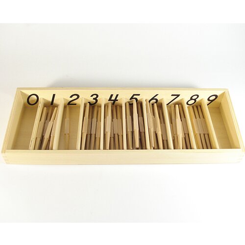  Drvena kutija sa matematičkim štapićima Montesori 14036 Cene