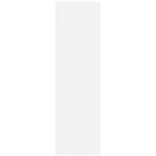  za cipele sjajni bijeli 63x24x81 cm konstruirano drvo Slike
