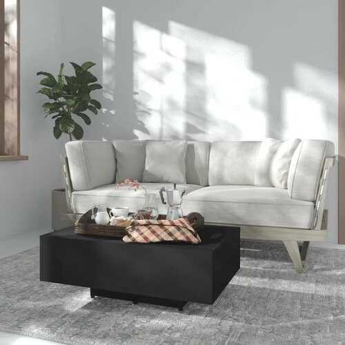 Stolić za kavu crni 85 x 55 x 31 cm od konstruiranog drva Cene