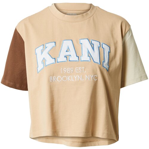Karl Kani Majica kremna / kamela / temno bež / turkizna Cene