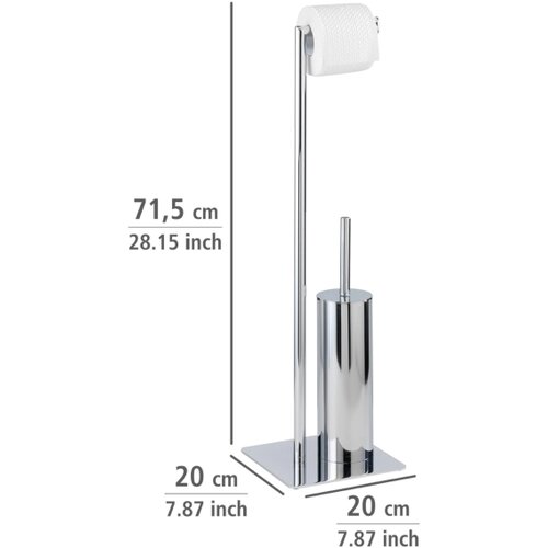 Wenko 18562100 - WC četka RECCO 20x71,5 cm sjajni hrom Slike