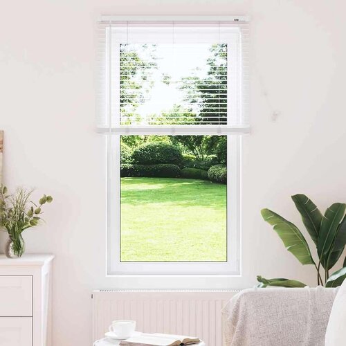 vidaXL Zavjesa za prozor sa zavjesama Ostalo Bijela 80 x 130 cm Aluminij Cijene