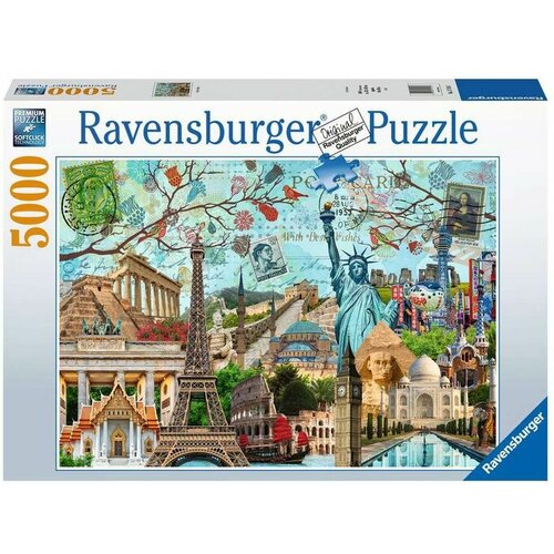 Ravensburger puzzle (slagalice) veliki gradovi, kolaž Cene