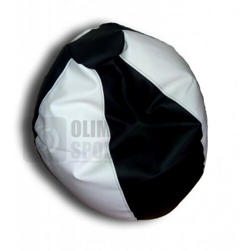 Olimp Sport Lazy Bag eko koža crno - beli L Cene