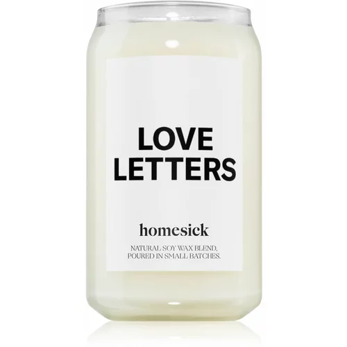 homesick Love Letters dišeča sveča 390 g