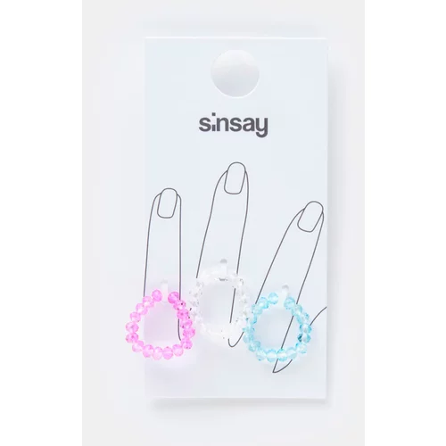 Sinsay - Komplet 3 prstanov - Večbarvno