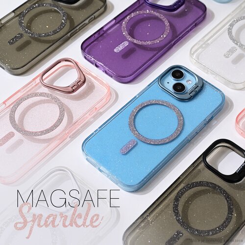  Torbica Magsafe Sparkle za iPhone 16 Plus 6.7 ljubicasta Cene