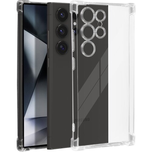 Avizar Ohi&scaron;je za Samsung Galaxy S24 Ultra Odporno na udarce, ojačani vogali, prilagodljivo, Prozorno, (5000012793) Cene