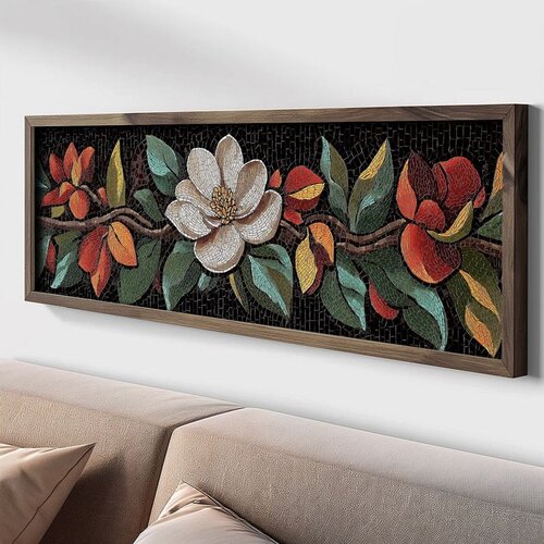 WALLXPERT LAC186-120 Multicolor Decorative Framed MDF Painting Slike