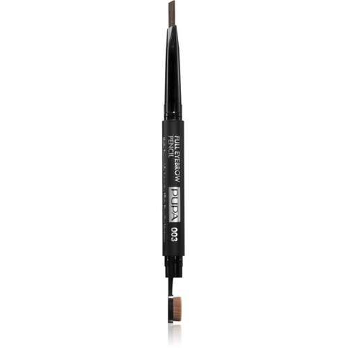 PUPA Milano Full Eyebrow Automatic Pencil samodejni svinčnik za obrvi odtenek 003 Dark Brown 0.2 g Cene