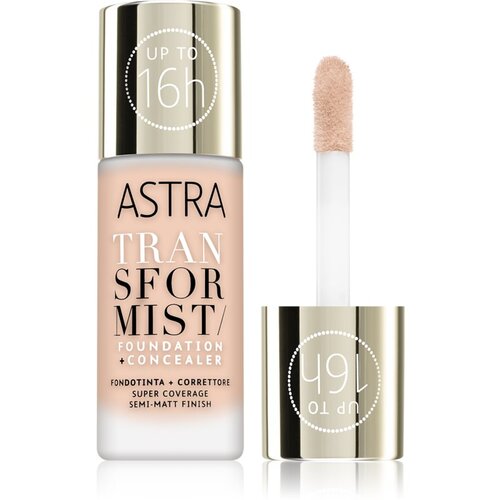 Astra Make-up Transformist dolgoobstojen tekoči puder odtenek 001N Alabaster 18 ml Cene