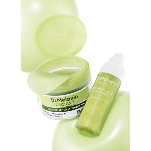 Dr. Melaxin Cactox Pore Relief Jelly Toner Pad blazinice natopljene tonerom za zaglađivanje kože lica i smanjenje pora 60 kom Slike