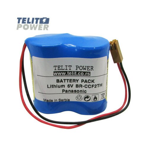 TelitPower baterija Litijum 6V BR-CCF2TH Panasonic - memorijska baterija za CNC-PLC mašine ( P-0659 ) Slike
