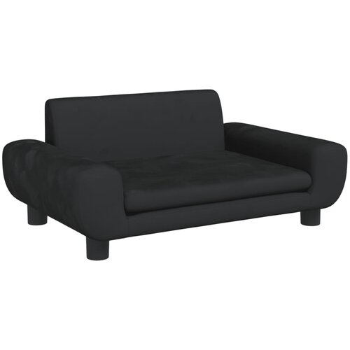 Maison Chic Otroški kavč - Otroški divan - Otroški sedež črn 70x45x33 cm žamet, (21729590) Cene
