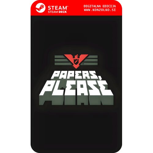  Papers Please - Steam koda brez &scaron;katlice (WINDOWS PC | STEAM DECK) Cene