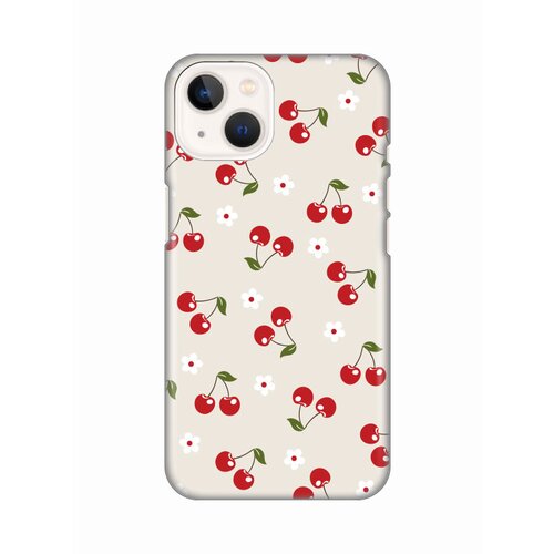  Maska za iPhone 13 6.1 Cherry and Flowers Silikonska Print Slike