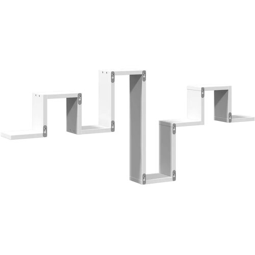  Zidna polica bijela 104 5 x 10 x 43 cm od konstruiranog drva - OUTLET - NEPREUZETO Slike