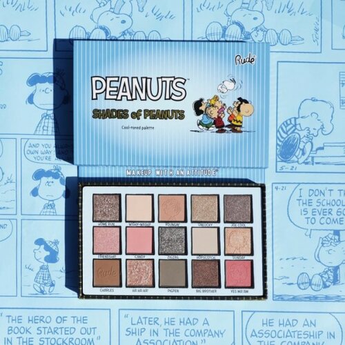 Rude Cosmetics paleta senki za oči Shades of Peanuts 18 g COOL TONED Cene