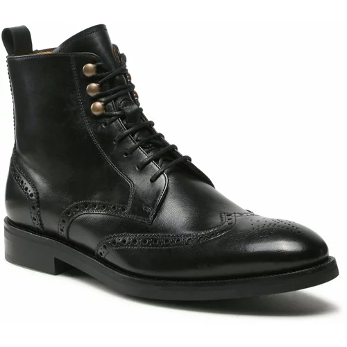 Lord Premium Zimski škornji Boots Brogues 5601 Black L01