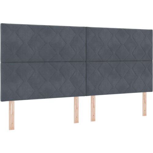 Box Spring Krevet s Madracem &amp;amp;amp Klupom Tamno Siva 200x200 cm Bar&amp;scaron;un Slike