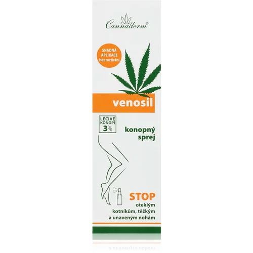 Cannaderm Venosil cannabis spray pršilo za noge z aktivno konopljo 150 ml