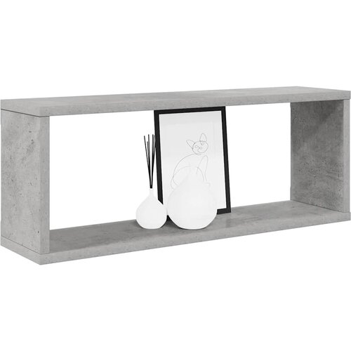  Kockaste zidne police 6 kom boja betona 60 x 15 x 23 cm drvene Slike