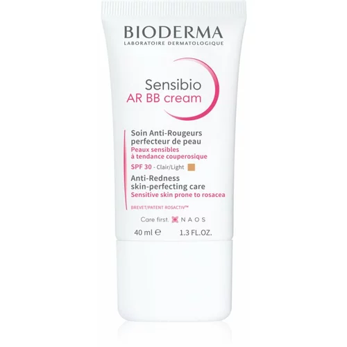 Bioderma Sensibio AR BB Cream BB krema za osjetljivu kožu lica sklonu crvenilu 40 ml nijansa Clair Light oštećena kutija