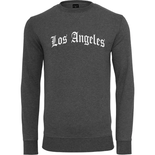 MT Men Los Angeles Text Crewneck Charcoal