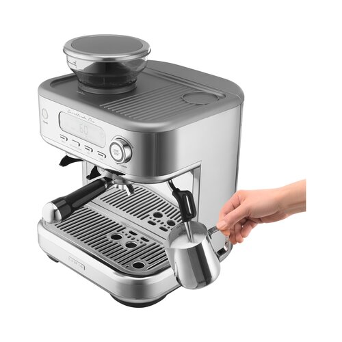 Sencor SES 6050SS Espresso aparat za kavu, LCD ekran, 15 bar, 1770W, srebrni Slike