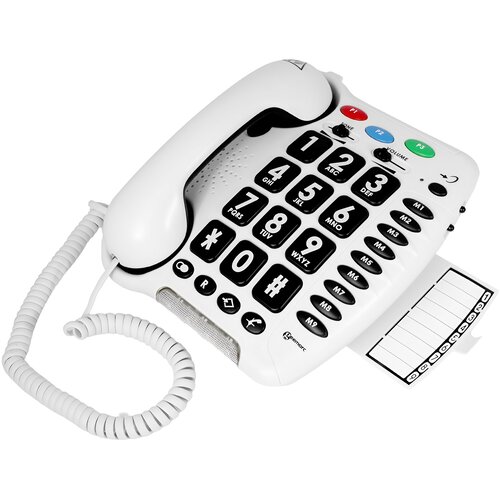 Geemarc Senior telefon Ojacan stenski nosilec za starej&amp;scaron;e s funkcijo bliskavice in pavze, (5000299325) Slike