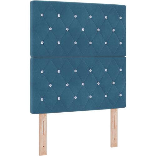 VidaXL krevet sa okvirom tamnoplavi 80x200 cm bar&amp;scaron;un Slike