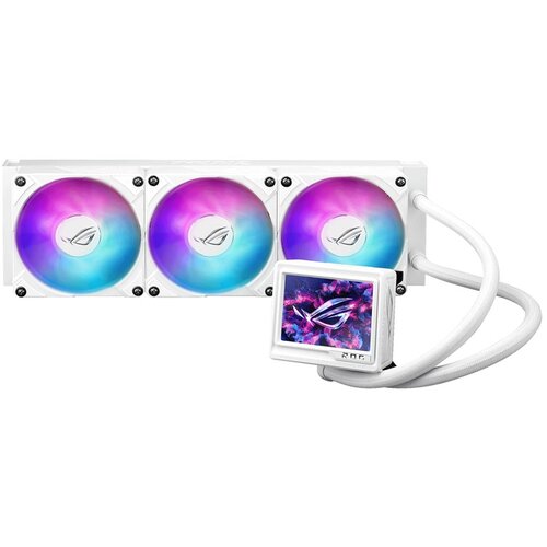 Asus Kuler za CPU ROG RYUJIN III 360 EXTREME WHT/3x120mm/ARGB/3.5" LCD/vodeno hladenje/bela Cene