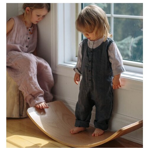 Kinderfeets lesena ravnotežna deska Kinderboard Natural Slike