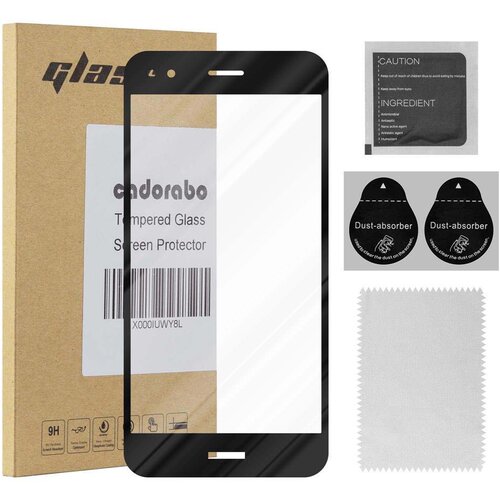 Cadorabo Huawei Y6 PRO 2017 - Za&scaron;čitna folija za transparentna s črno barvo - Za&scaron;čitno steklo s kaljenim zaslonom s trdoto 9H in 3D dotikom, (20604539) Cene