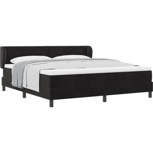 Box Spring krevet s madracem crni 180x200 cm bar&amp;scaron;un Slike