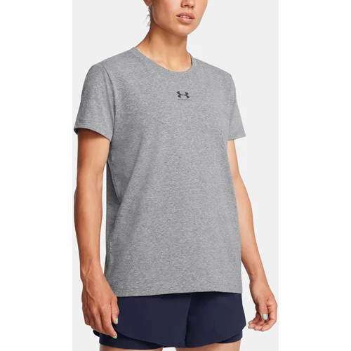 Under Armour Women's T-shirt UA Rival Core SS-GRY - Women's