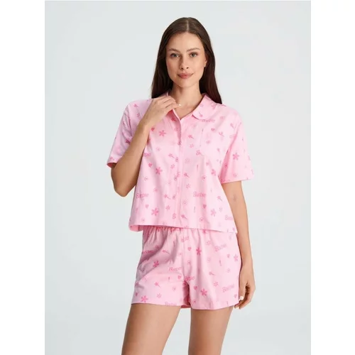 Sinsay ženske komplet pidžame s visokim udjelom pamuka Barbie  6216K-03X