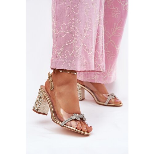 S. BARSKI Transparent Heeled Sandals D&amp;amp;A Slike