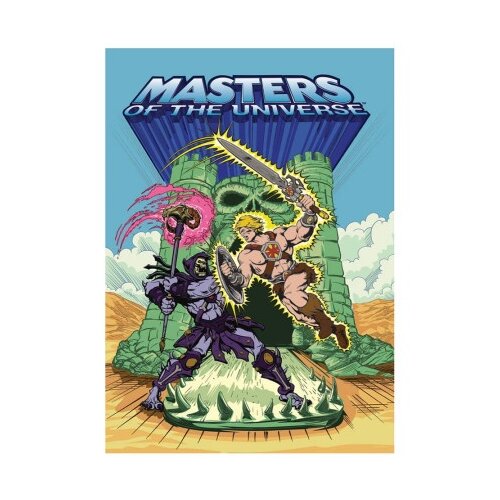 Fanattik Masters Of The Universe - Limited Edition He-Man & Skeletor Art Print ( 078129 ) Cene