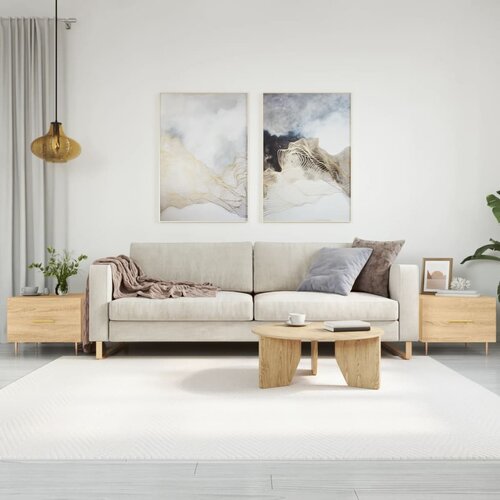 The Living Store Klubske mizice 2 kosa sonoma hrast 50x50x40 cm inženirski les - Klubska Mizica, (21574858) Slike