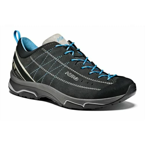 Asolo Women's Outdoor Shoes Nucleon GV Graphite Silver Cyan Blue UK 6.5