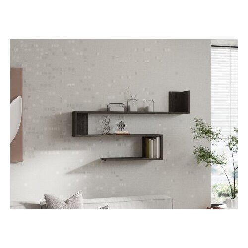 Hanah home Penne - Anthracite Anthracite Wall Shelf Cene