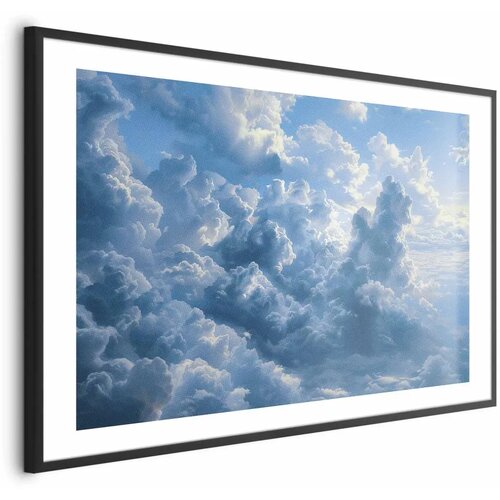  Plakat Ocean in the Air: Waving Clouds Reflecting Morning Light 42x29.7 Crni okvir s margom Cene