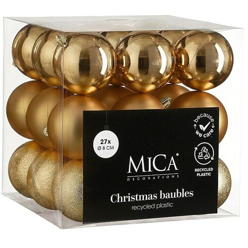 Mica Decorations Božićne kuglice (Plastika, Promjer: 8 cm, 27 Kom.) Cijene