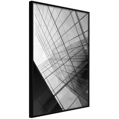  Poster - Steel and Glass (Grey) 30x45 Cene