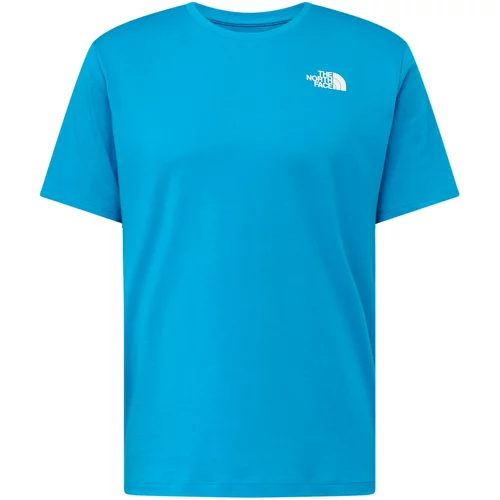 The North Face Tehnička sportska majica 'FOUNDATION' azur / žuta / svijetlonarančasta / bijela